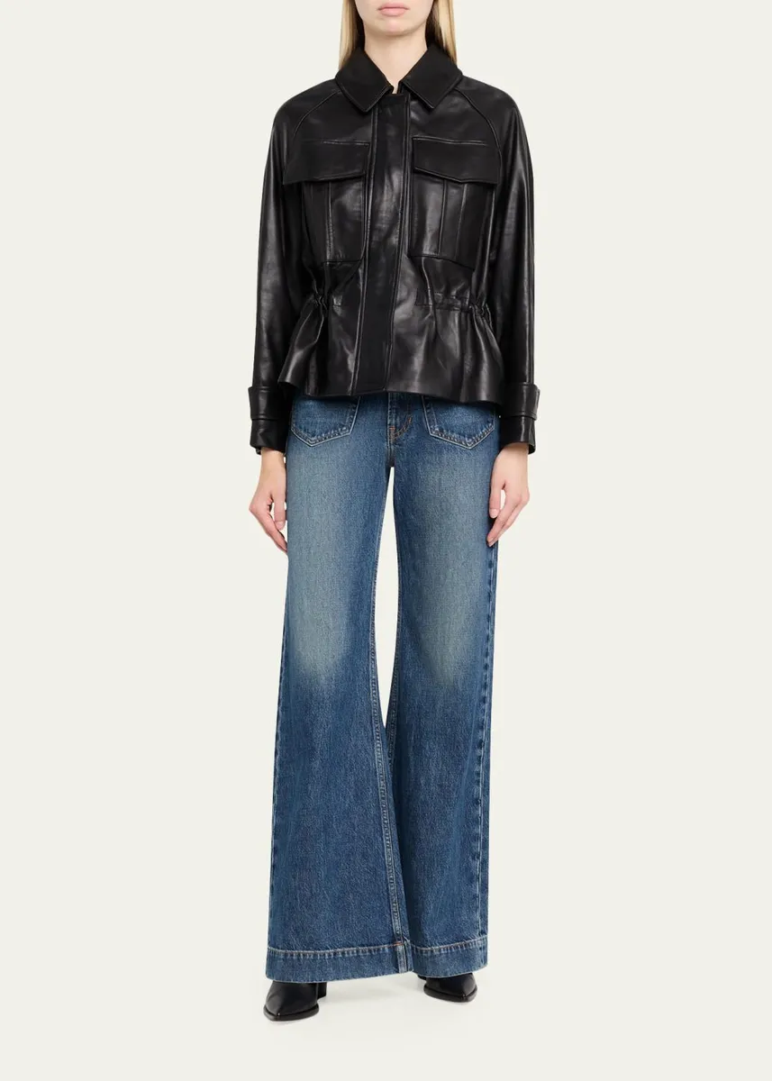 A.L.C. Maeve Lambskin Jacket | Thumbnail 2 A.L.C. Maeve Lambskin Jacket | Thumbnail 2