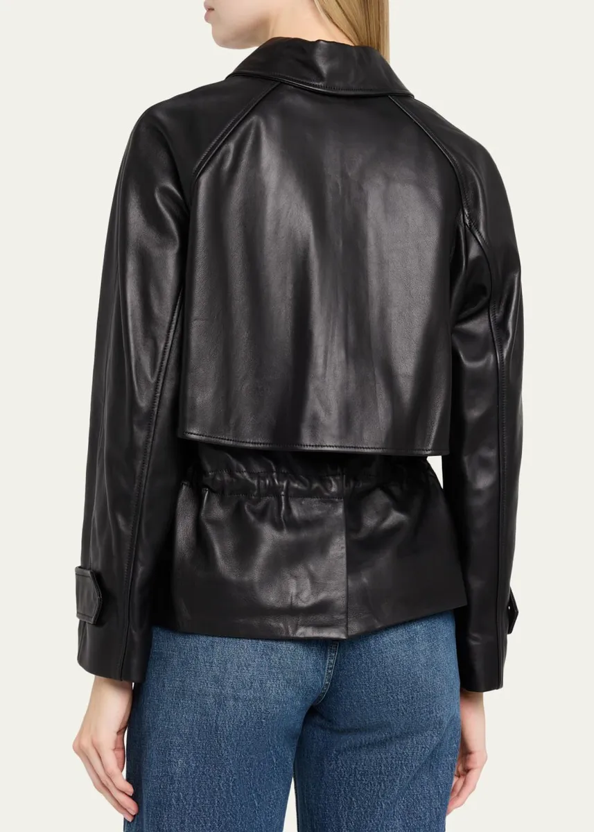 A.L.C. Maeve Lambskin Jacket | Thumbnail 3 A.L.C. Maeve Lambskin Jacket | Thumbnail 3