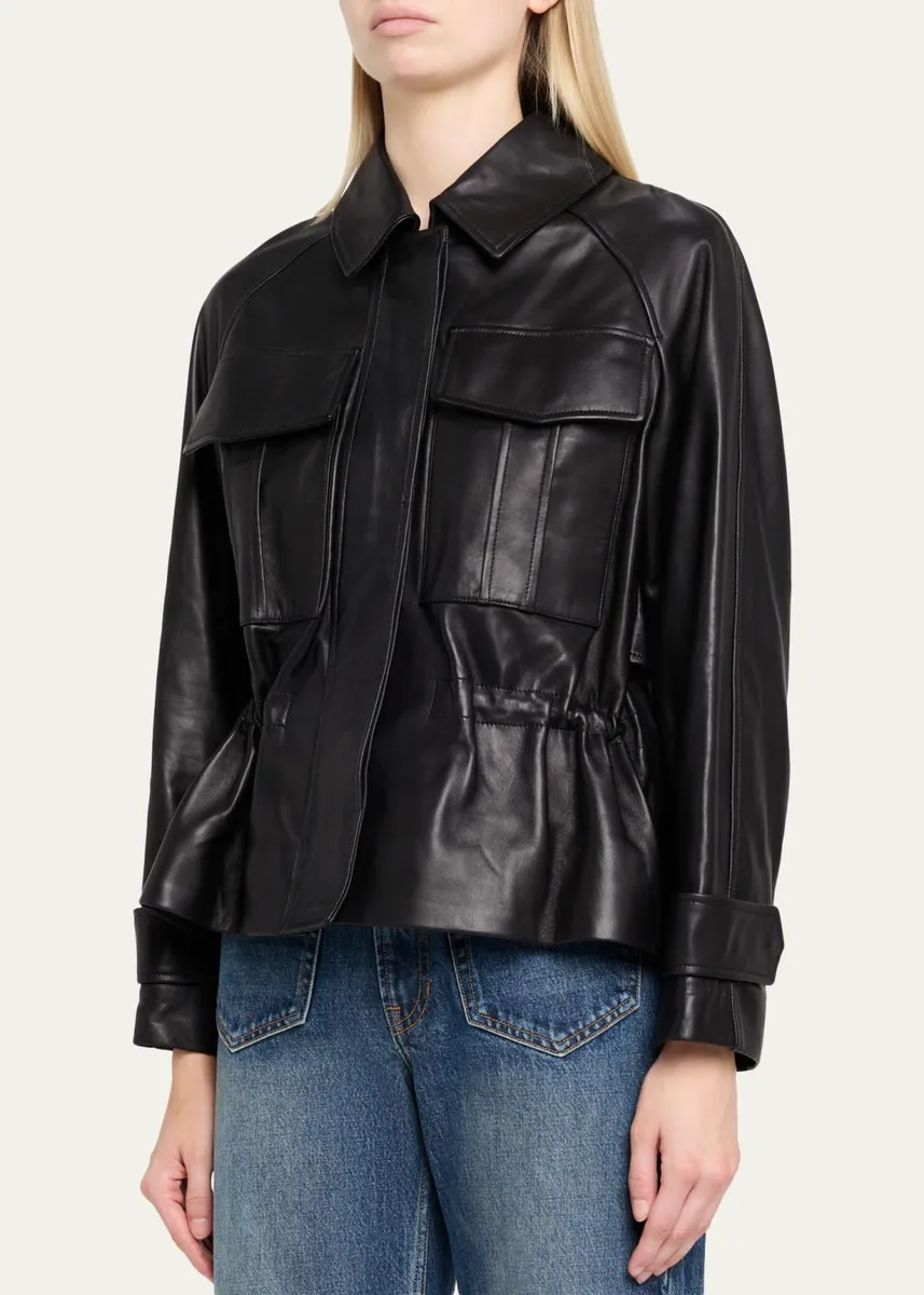 A.L.C. Maeve Lambskin Jacket | Thumbnail 4 A.L.C. Maeve Lambskin Jacket | Thumbnail 4