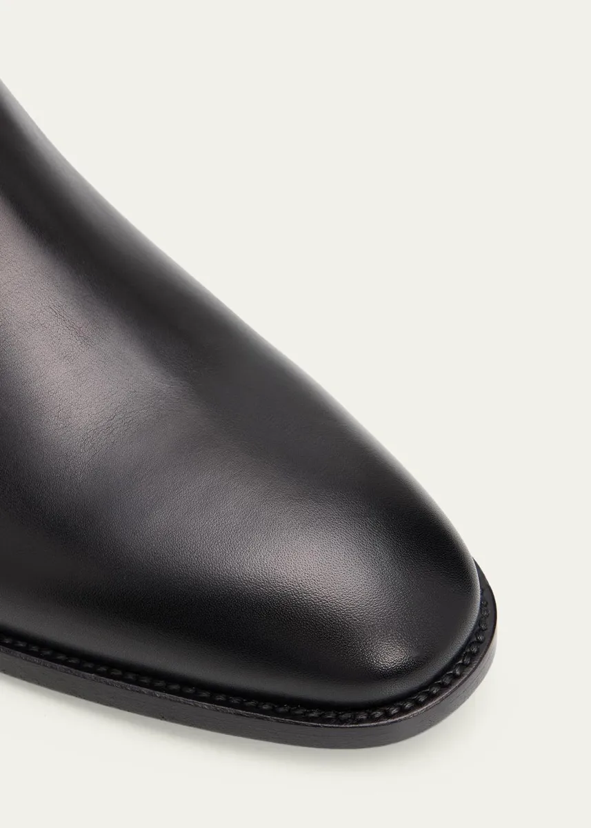 Saint Laurent Men's Wyatt 30 Leather Chelsea Boots | Thumbnail 3 Saint Laurent Men's Wyatt 30 Leather Chelsea Boots | Thumbnail 3