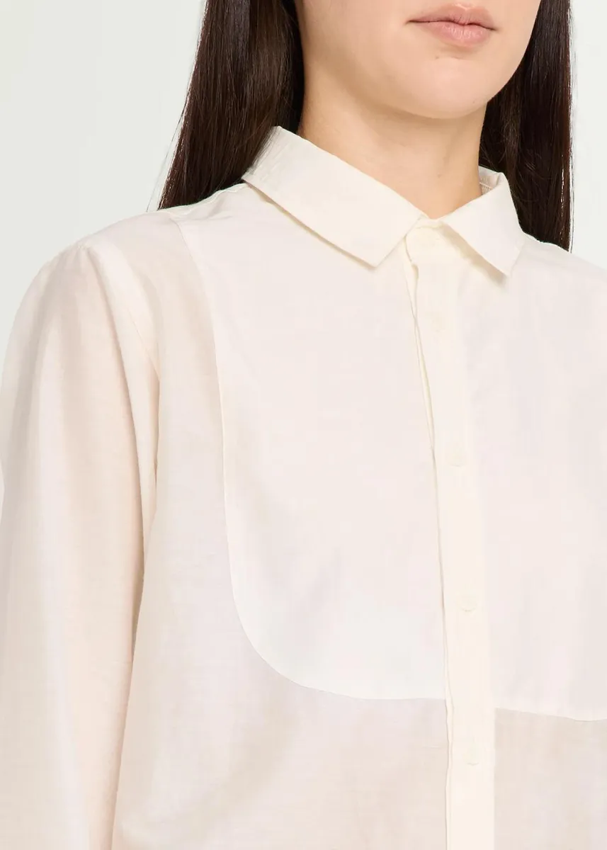 RE/DONE Dillon Cotton-Silk Voile Button-Front Shirt | Thumbnail 5 RE/DONE Dillon Cotton-Silk Voile Button-Front Shirt | Thumbnail 5