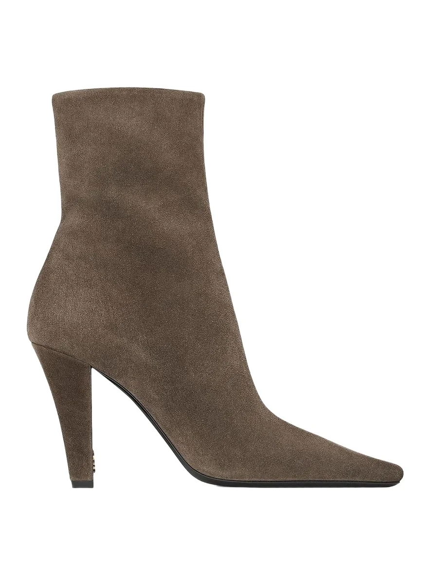 95mm Jill Suede Ankle Booties 95mm Jill Suede Ankle Booties
