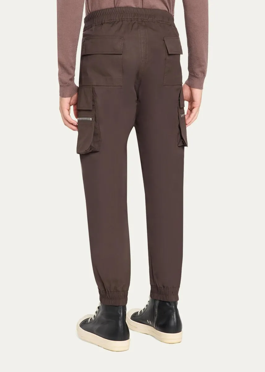 Rick Owens Men's Drawstring Cargo Joggers | Thumbnail 3 Rick Owens Men's Drawstring Cargo Joggers | Thumbnail 3