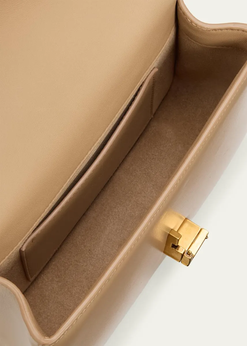 Saint Laurent Solferino Mini YSL Leather Top-Handle Bag | Thumbnail 4 Saint Laurent Solferino Mini YSL Leather Top-Handle Bag | Thumbnail 4