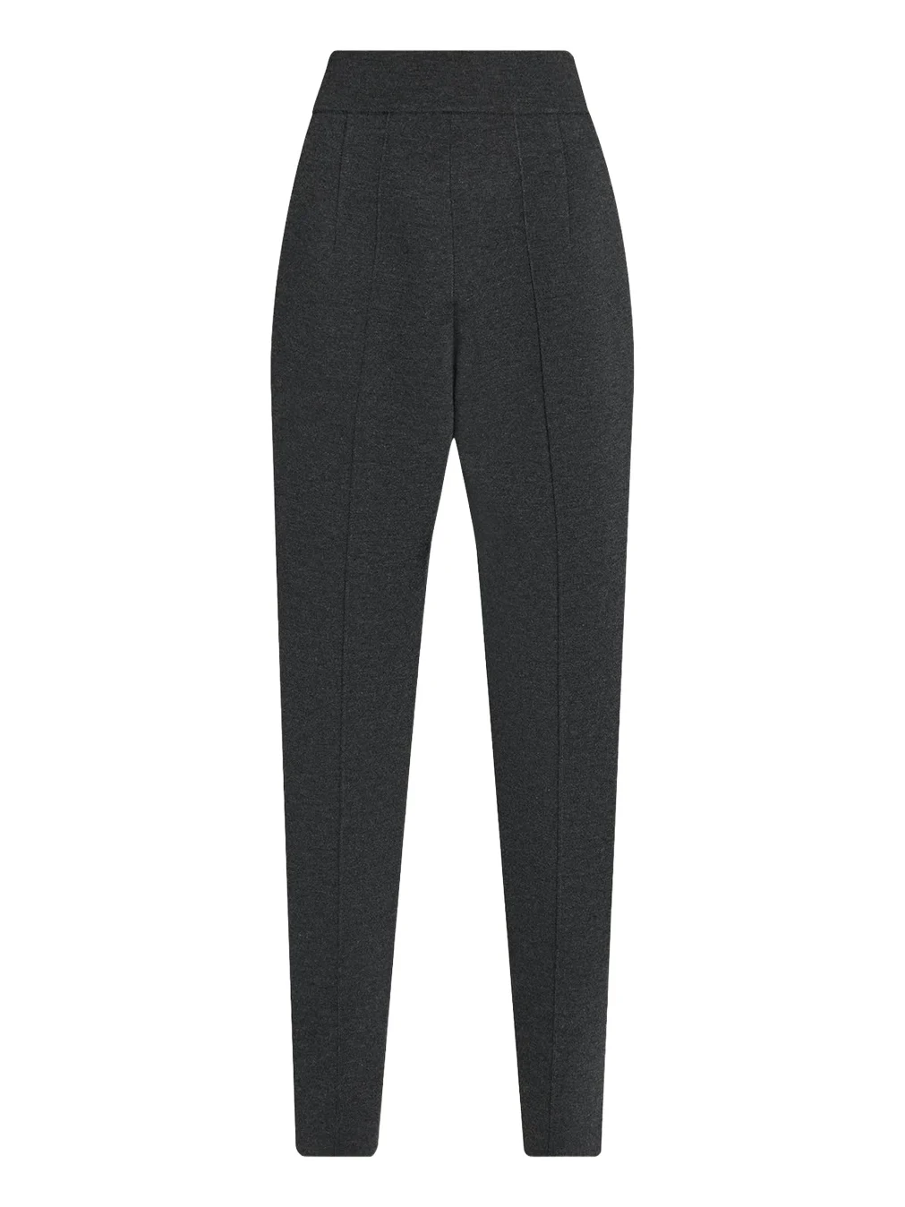 High-Rise Wool Knit Tapered-Leg Pants High-Rise Wool Knit Tapered-Leg Pants