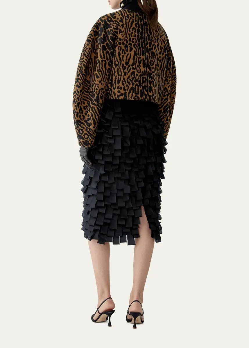 Carolina Herrera Silk Layered Pencil Skirt | Thumbnail 3 Carolina Herrera Silk Layered Pencil Skirt | Thumbnail 3