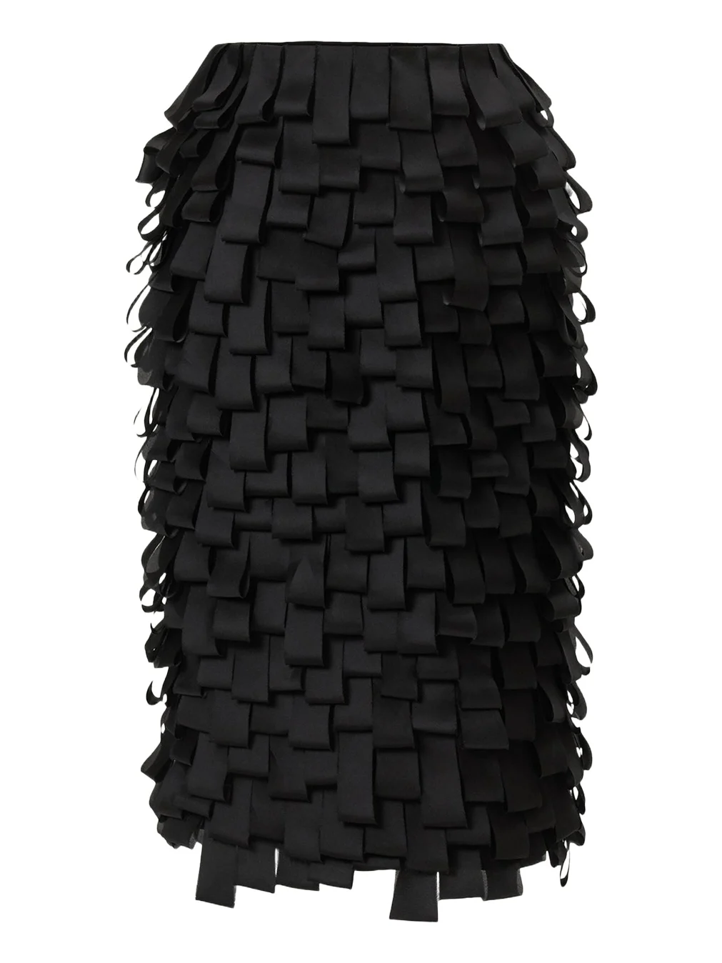 Silk Layered Pencil Skirt Silk Layered Pencil Skirt