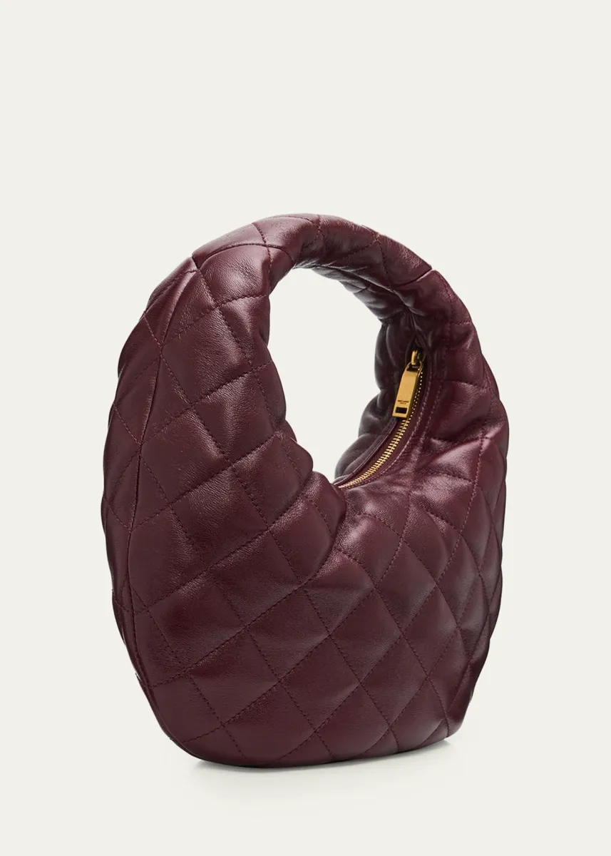 Saint Laurent Icarino YSL Quilted Leather Top-Handle Bag | Thumbnail 3