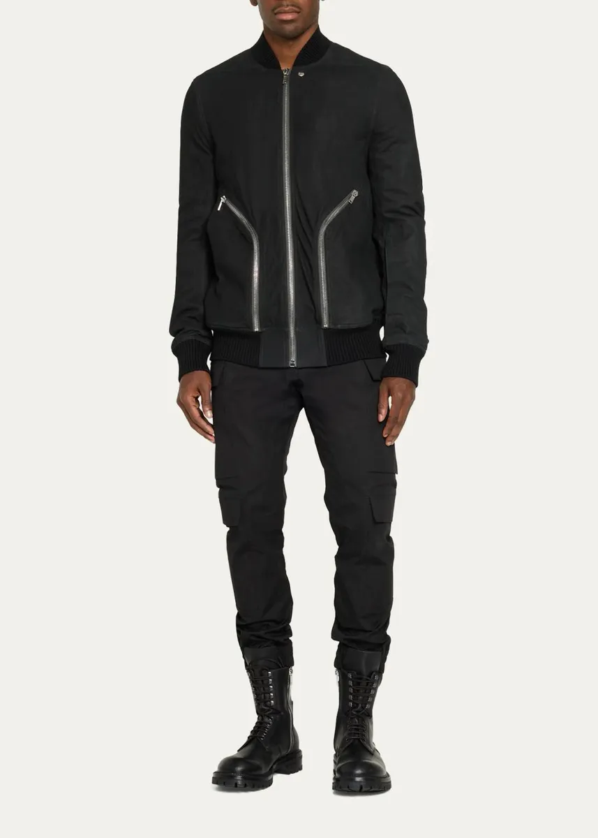 Rick Owens Men's Heizer Flight Blouson | Thumbnail 2