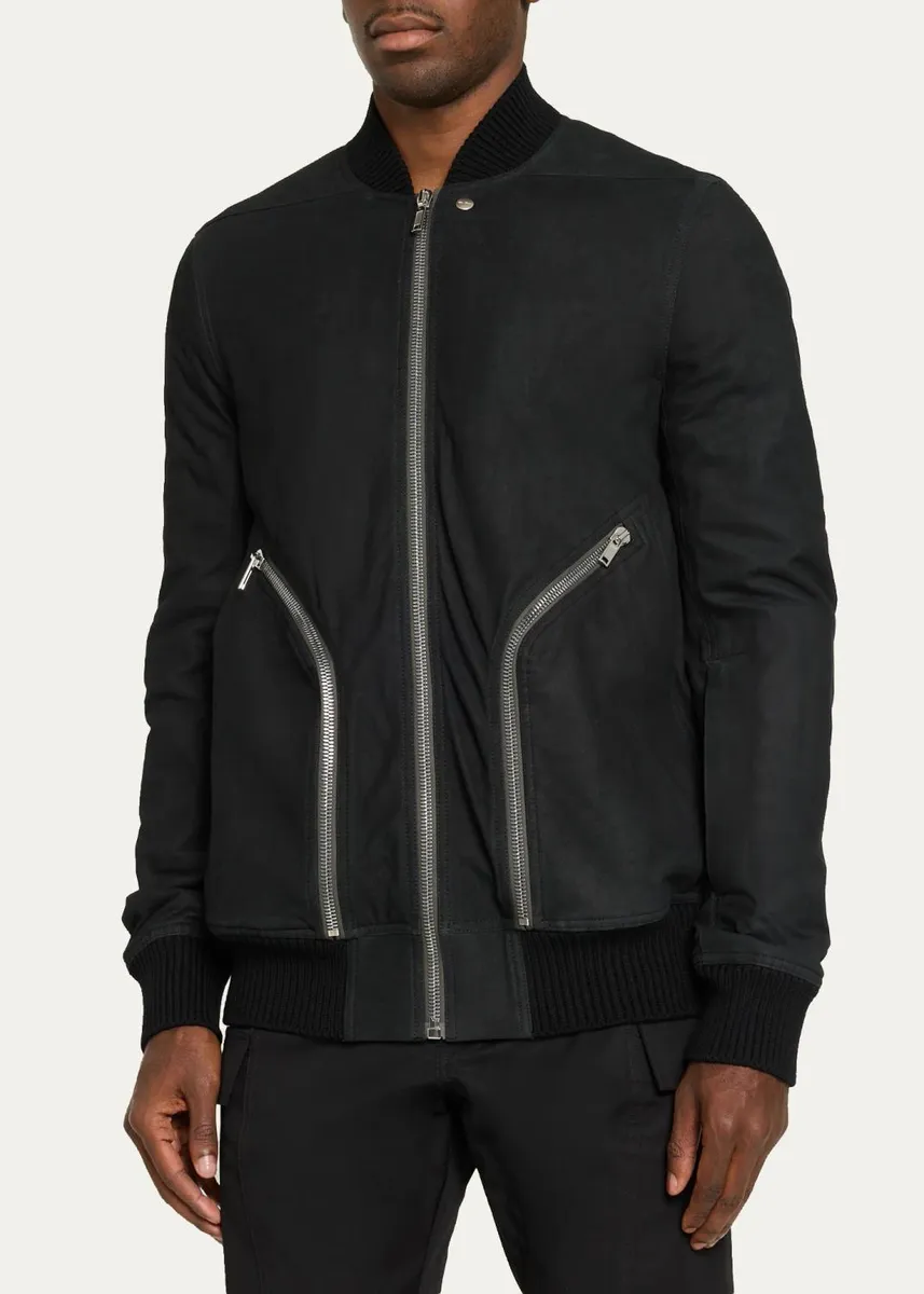 Rick Owens Men's Heizer Flight Blouson | Thumbnail 4