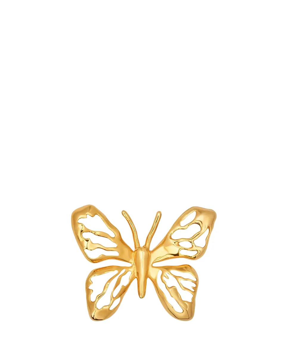 Oscar de la Renta Lace Butterfly Brooch | Thumbnail 2 Oscar de la Renta Lace Butterfly Brooch | Thumbnail 2