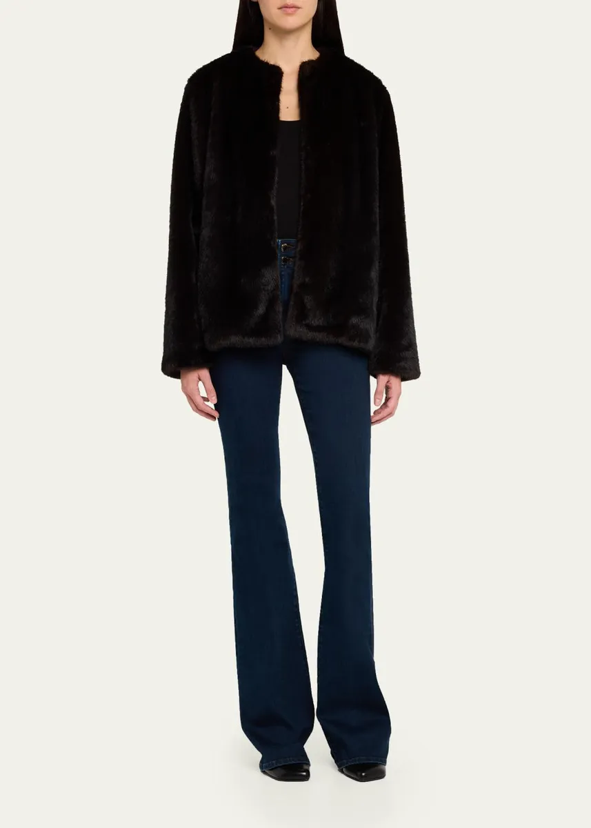 Veronica Beard Griselda Faux Fur Coat | Thumbnail 2 Veronica Beard Griselda Faux Fur Coat | Thumbnail 2