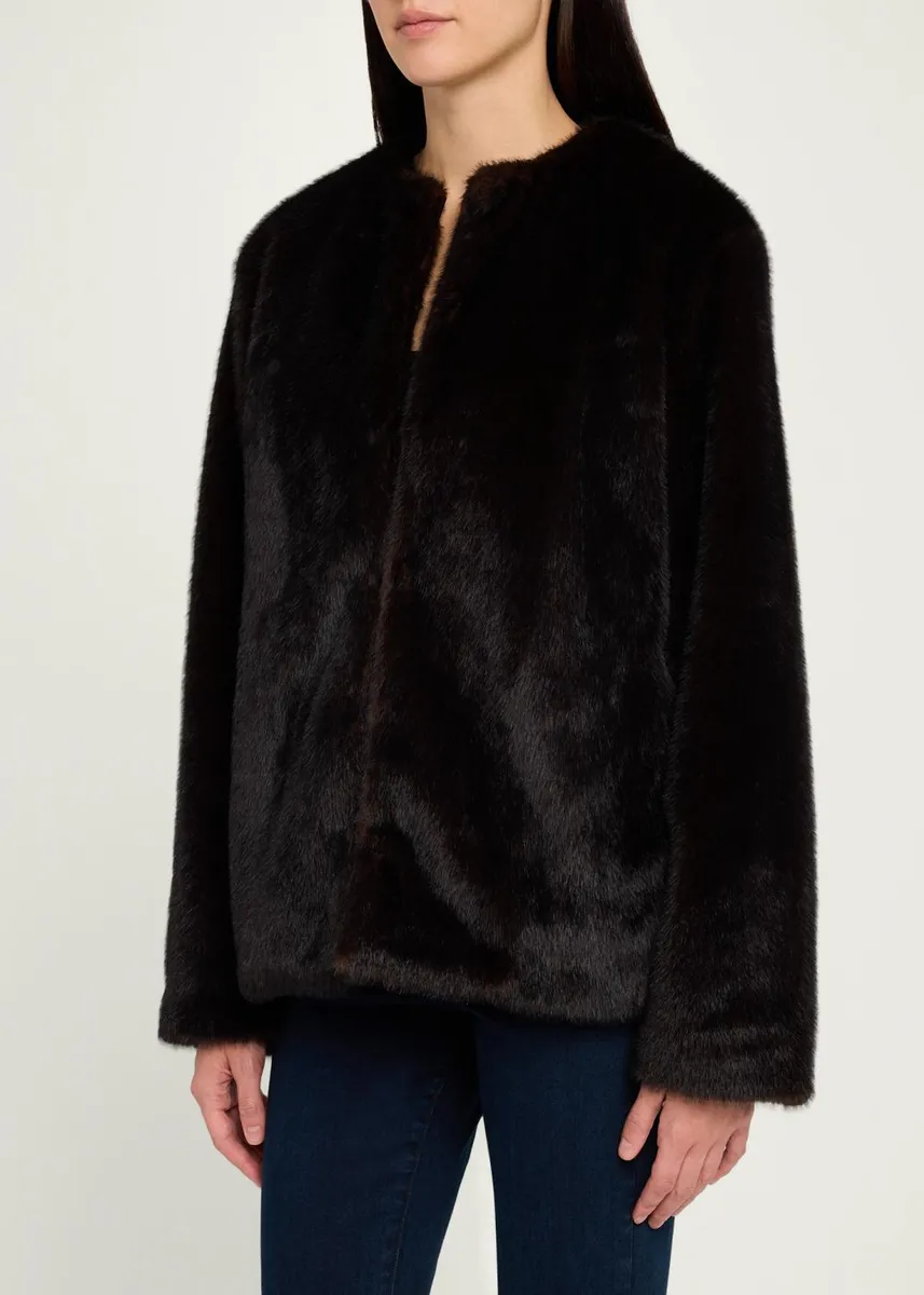 Veronica Beard Griselda Faux Fur Coat | Thumbnail 4 Veronica Beard Griselda Faux Fur Coat | Thumbnail 4