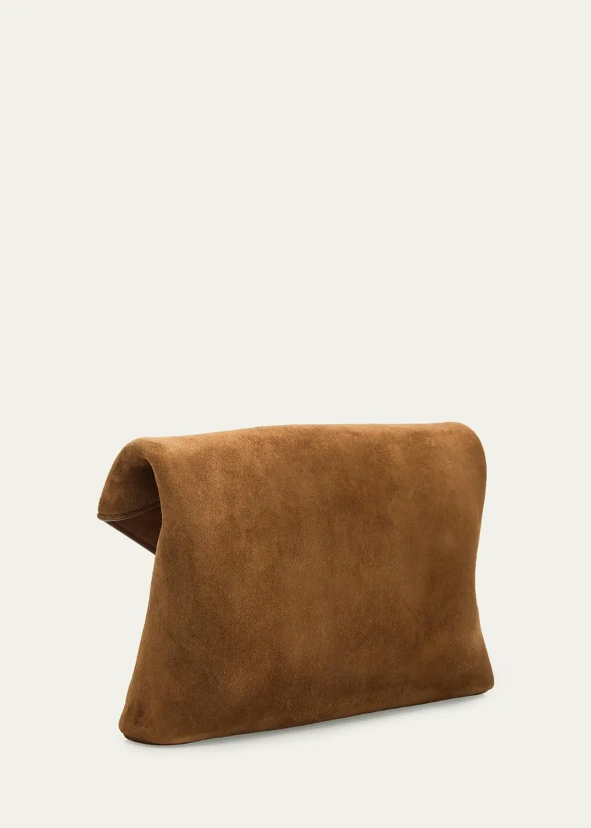 Saint Laurent YSL Envelope Bag on Chain in Suede | Thumbnail 3 Saint Laurent YSL Envelope Bag on Chain in Suede | Thumbnail 3