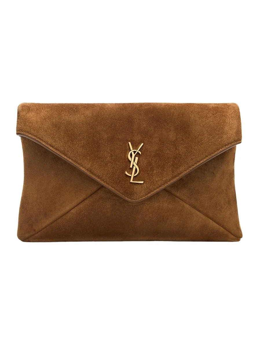 YSL Envelope Bag on Chain in Suede YSL Envelope Bag on Chain in Suede