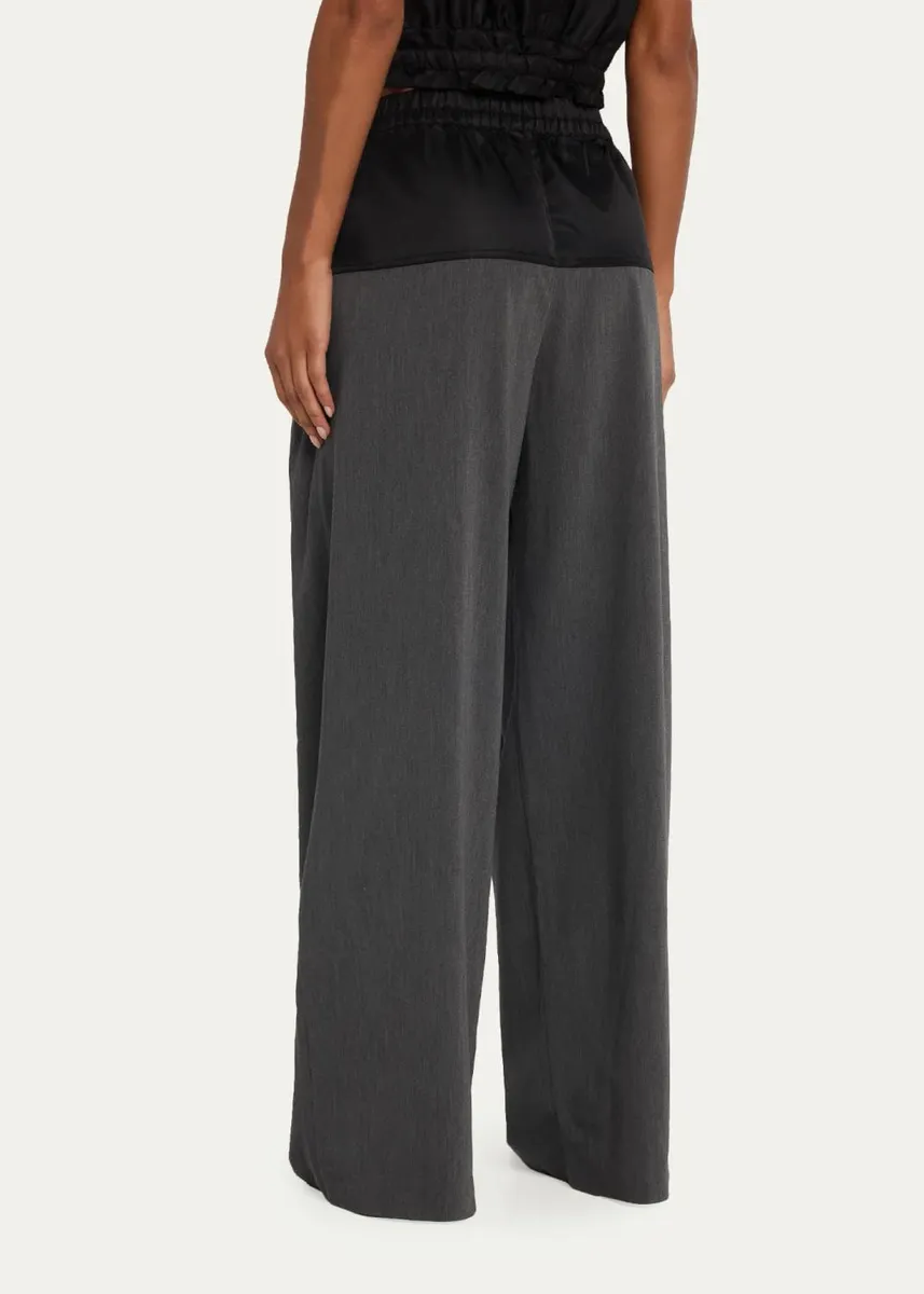 Cinq à Sept Elisabetta Drawstring Wide-Leg Pants | Thumbnail 3 Cinq à Sept Elisabetta Drawstring Wide-Leg Pants | Thumbnail 3