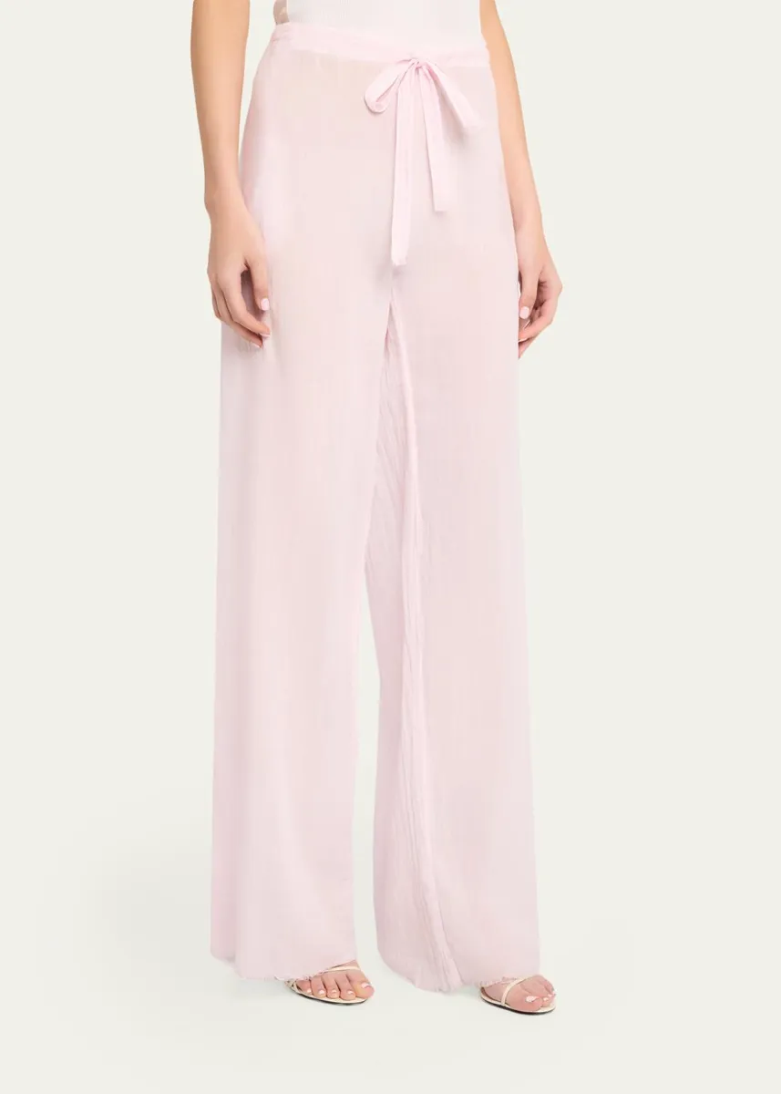 ALL THREE Demi Gauze Drawstring Pants | Thumbnail 4 ALL THREE Demi Gauze Drawstring Pants | Thumbnail 4