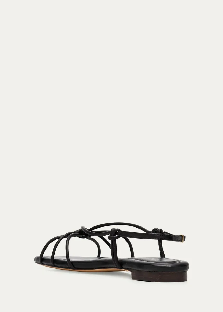 Loeffler Randall Karly Strappy Flat Leather Sandals | Thumbnail 4