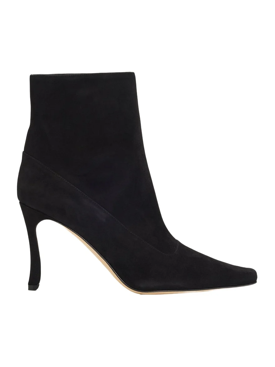 90mm Gostatu Suede Ankle Booties 90mm Gostatu Suede Ankle Booties