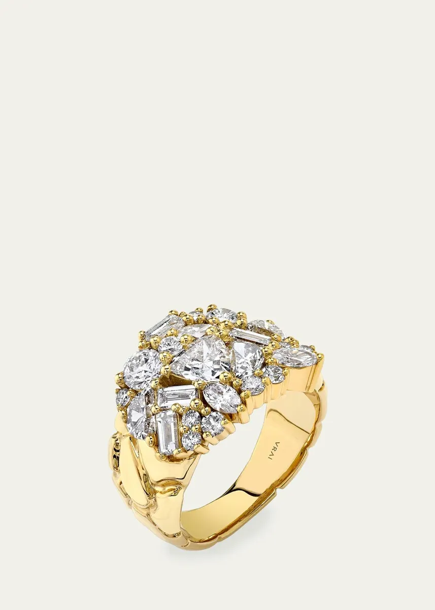 VRAI 14K Yellow Gold Lab-Grown Diamond Unity Ring, 2.62tcw | Thumbnail 2 VRAI 14K Yellow Gold Lab-Grown Diamond Unity Ring, 2.62tcw | Thumbnail 2