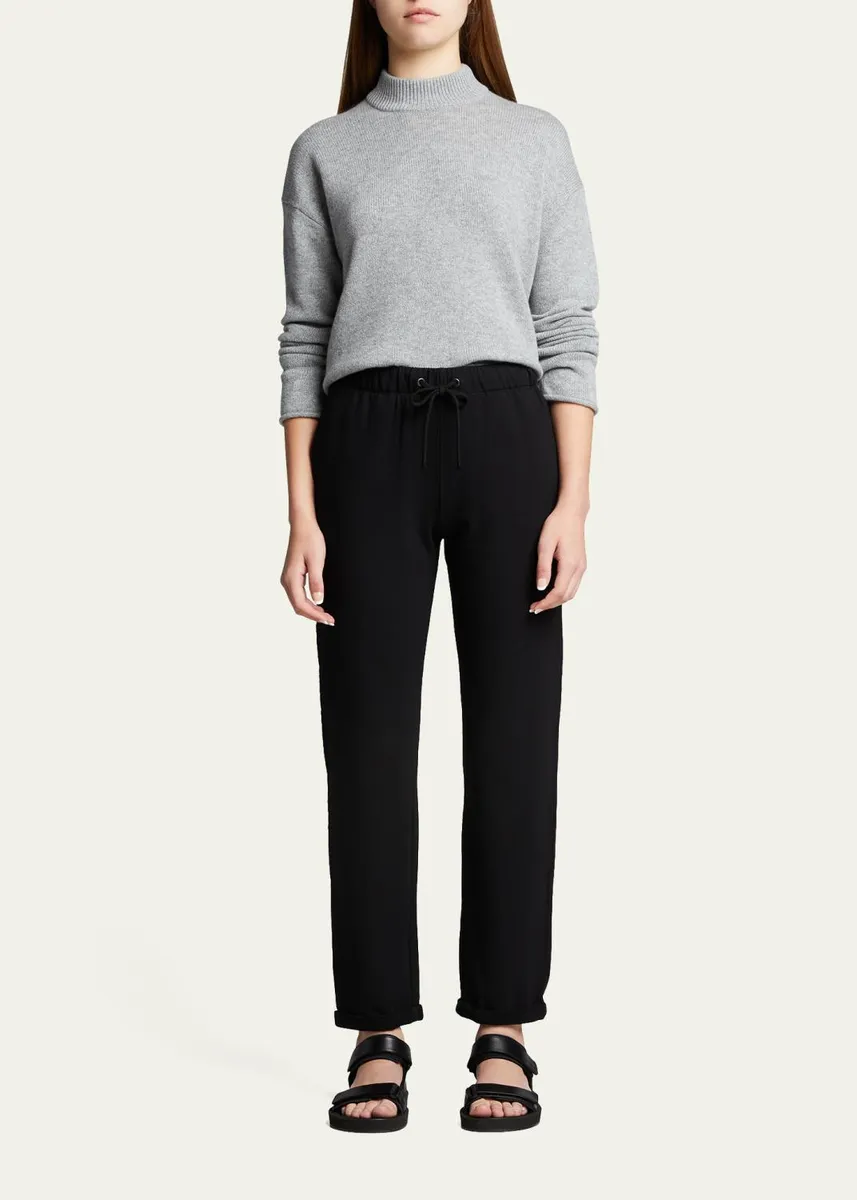 MAJESTIC FILATURES Drawstring French Terry Pants with Rolled Hem | Thumbnail 2 MAJESTIC FILATURES Drawstring French Terry Pants with Rolled Hem | Thumbnail 2