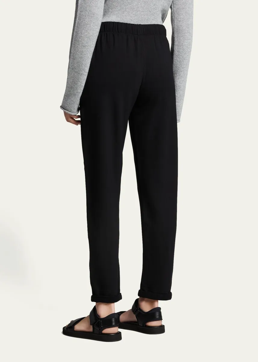 MAJESTIC FILATURES Drawstring French Terry Pants with Rolled Hem | Thumbnail 3 MAJESTIC FILATURES Drawstring French Terry Pants with Rolled Hem | Thumbnail 3
