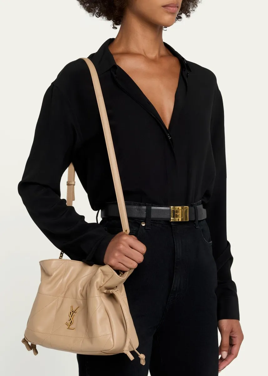 Saint Laurent Jamie YSL Quilted Leather Shoulder Bag | Thumbnail 2 Saint Laurent Jamie YSL Quilted Leather Shoulder Bag | Thumbnail 2