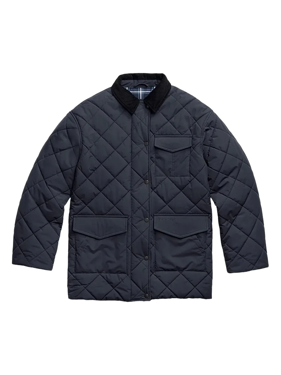Terra Diamond-Quilted Coat Terra Diamond-Quilted Coat