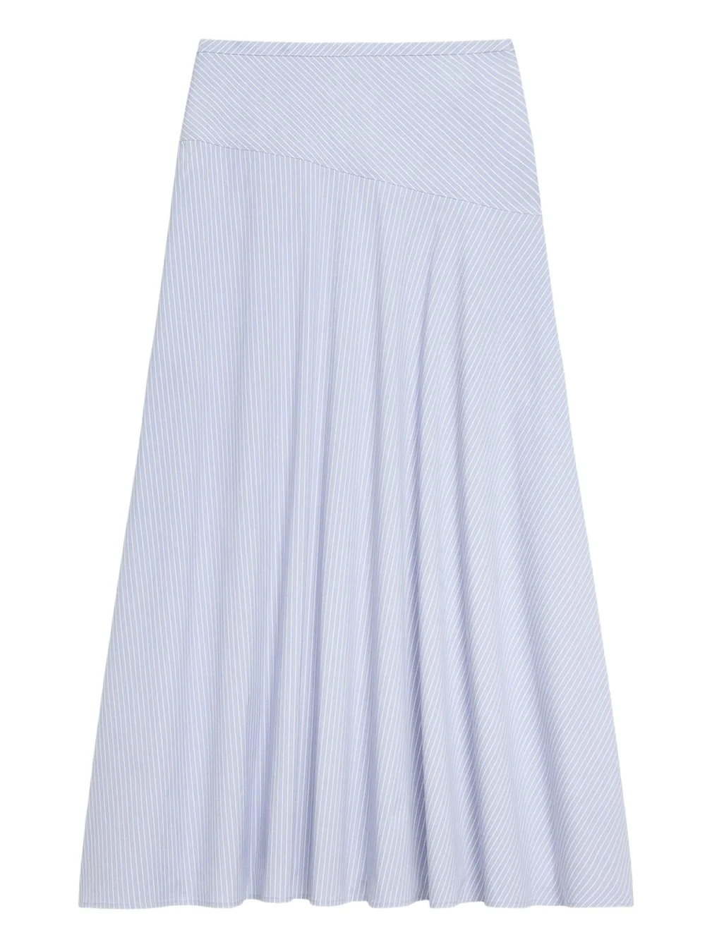 Striped Cotton-Blend Maxi Skirt Striped Cotton-Blend Maxi Skirt