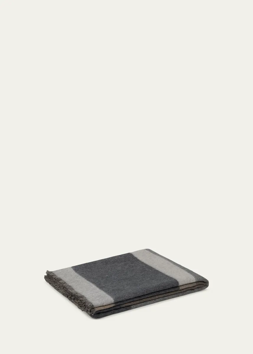 Begg x Co Kintail Rothe Reversible Cashmere Throw, 55" x 71" | Thumbnail 3