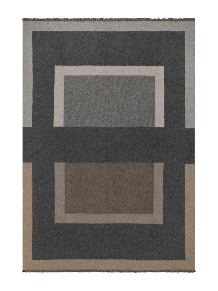 Begg x Co Kintail Rothe Reversible Cashmere Throw, 55" x 71"