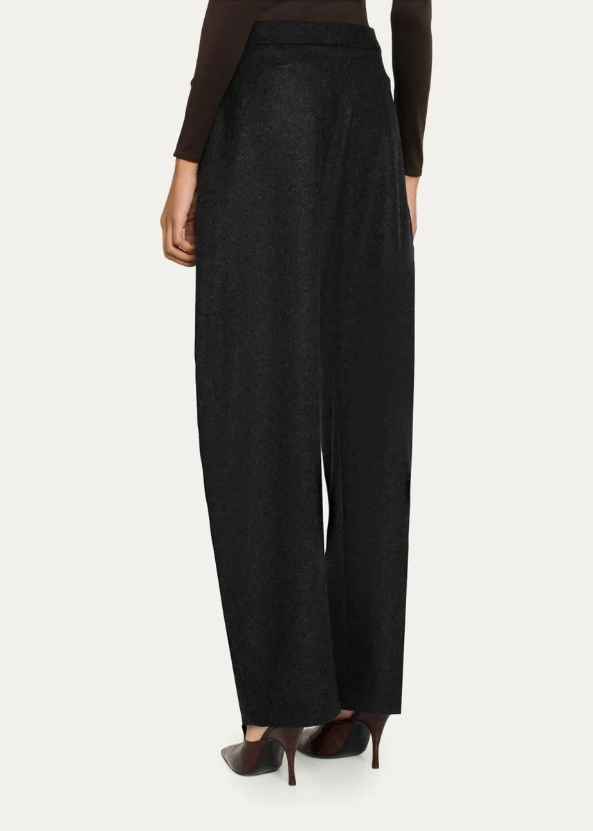 ALAÏA Round Wool Barrel-Leg Pants | Thumbnail 3 ALAÏA Round Wool Barrel-Leg Pants | Thumbnail 3