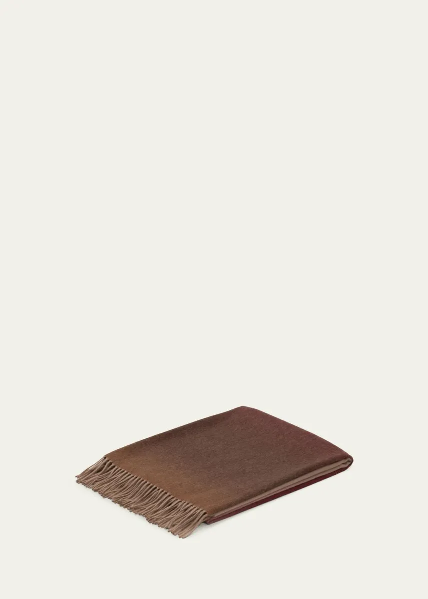 Begg x Co Nuance Ombre Cashmere Throw, 58" x 72" | Thumbnail 2 Begg x Co Nuance Ombre Cashmere Throw, 58" x 72" | Thumbnail 2