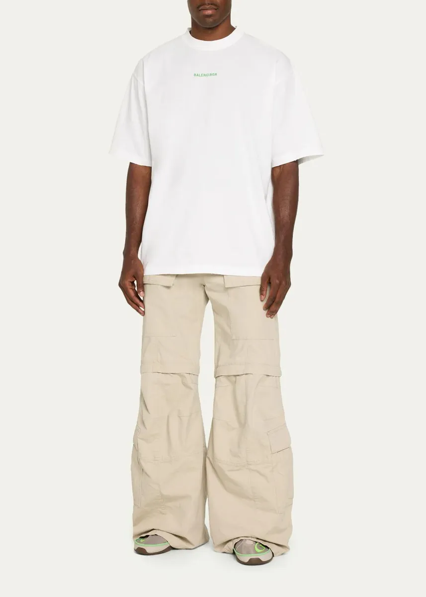 Balenciaga Men's Pocket Foldable Zip-Up Sneakers | Thumbnail 3