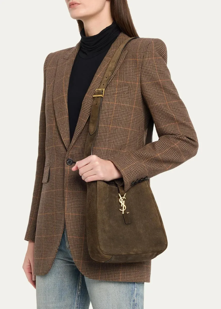 Saint Laurent Le 5 À 7 Small Suede Crossbody Bag | Thumbnail 2