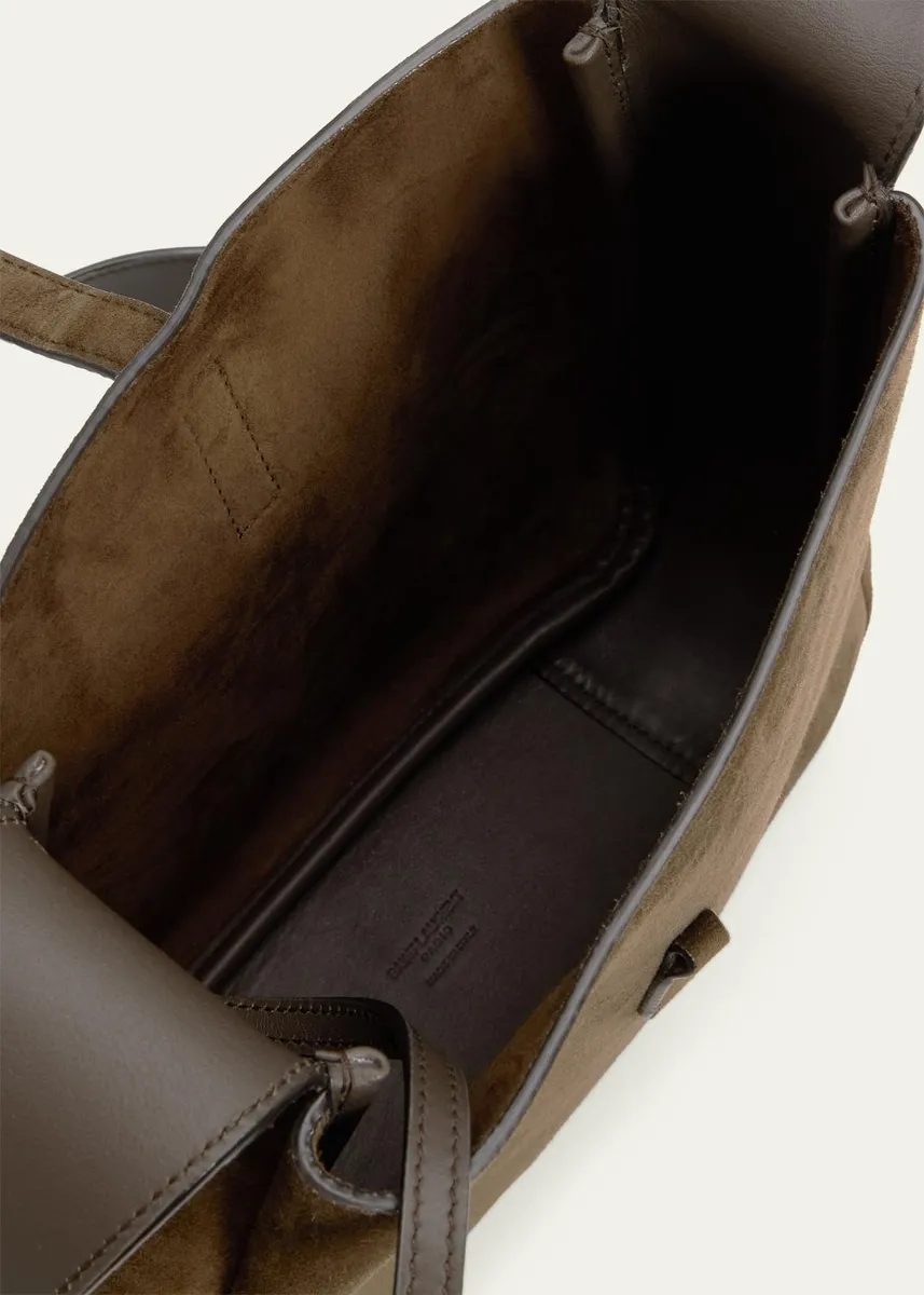 Saint Laurent Le 5 À 7 Small Suede Crossbody Bag | Thumbnail 4