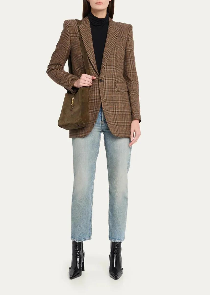 Saint Laurent Le 5 À 7 Small Suede Crossbody Bag | Thumbnail 5