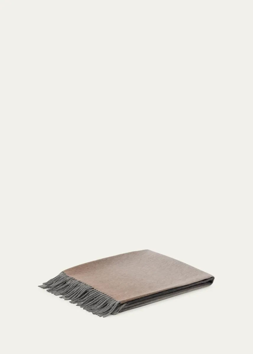 Begg x Co Nuance Ombre Cashmere Throw, 58" x 72" | Thumbnail 2 Begg x Co Nuance Ombre Cashmere Throw, 58" x 72" | Thumbnail 2