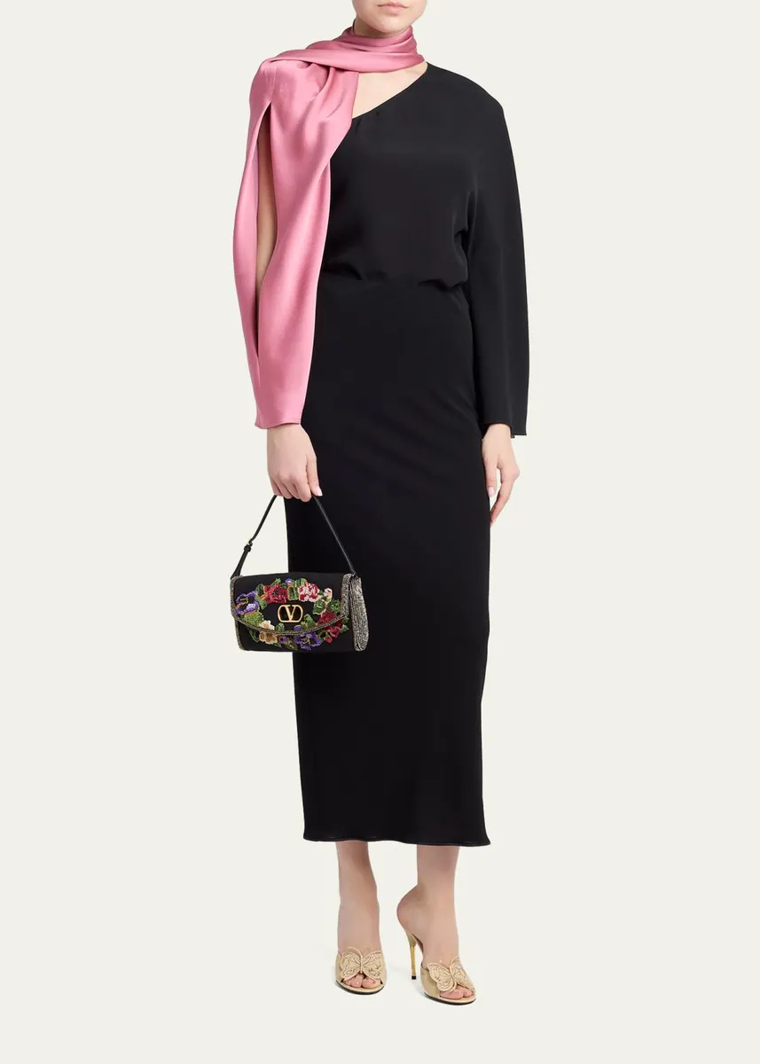 Valentino Garavani Floral Beaded Shoulder Bag | Thumbnail 5 Valentino Garavani Floral Beaded Shoulder Bag | Thumbnail 5