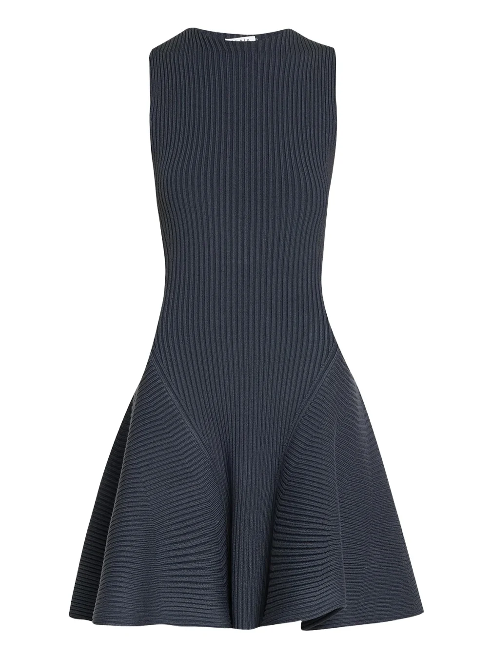 Sleeveless English Rib Mini Skater Dress Sleeveless English Rib Mini Skater Dress