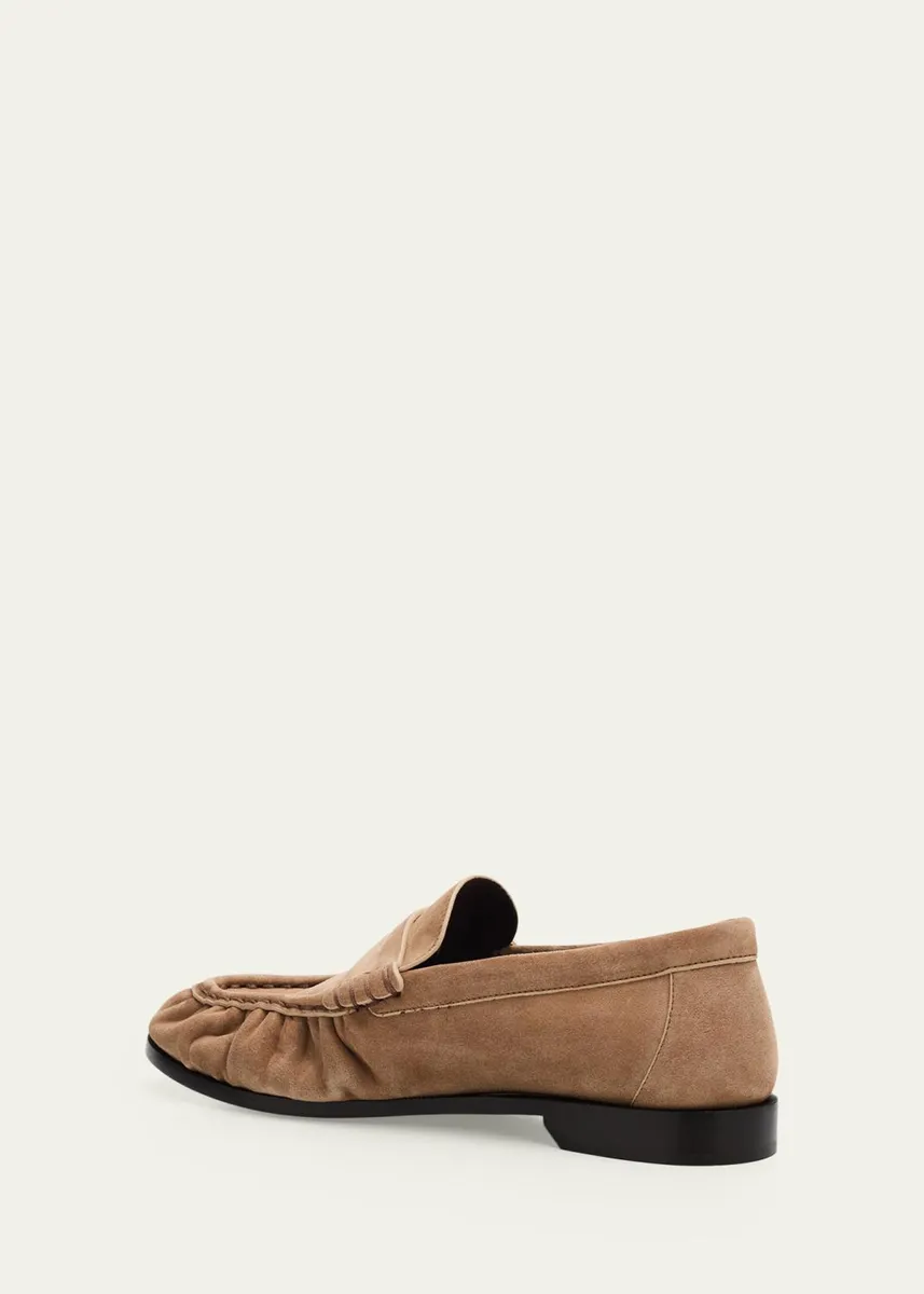 Saint Laurent Le Suede YSL Penny Loafers | Thumbnail 4