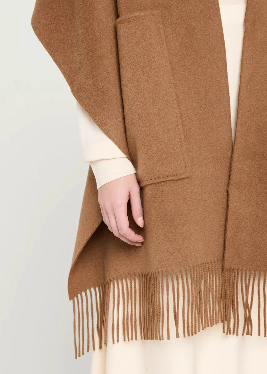 Lafayette 148 New York Fringed Patch Pocket Cashmere Shawl | Thumbnail 5 Lafayette 148 New York Fringed Patch Pocket Cashmere Shawl | Thumbnail 5