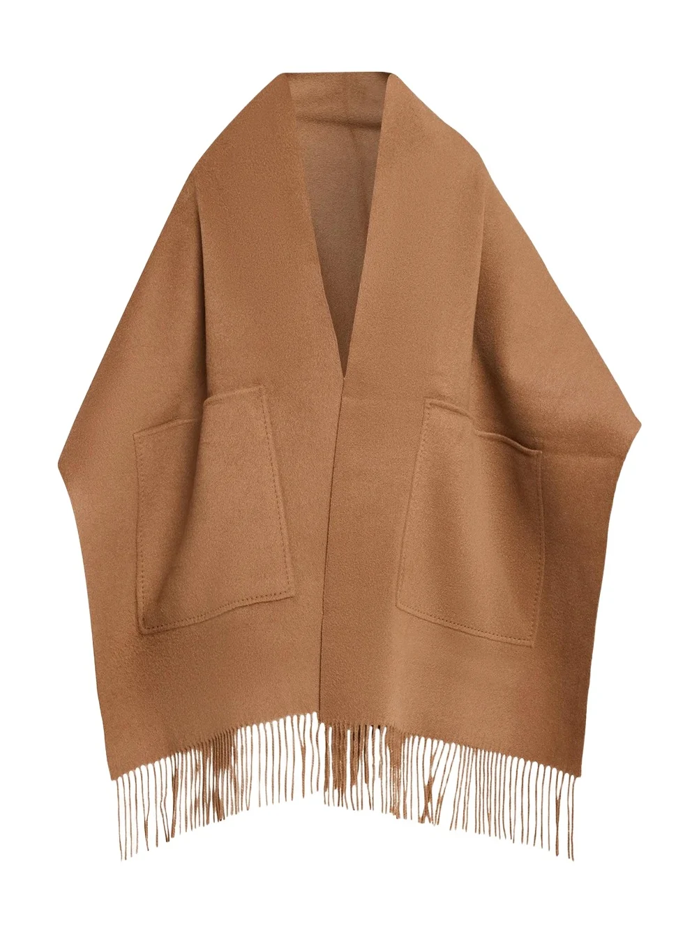 Lafayette 148 New York Fringed Patch Pocket Cashmere Shawl