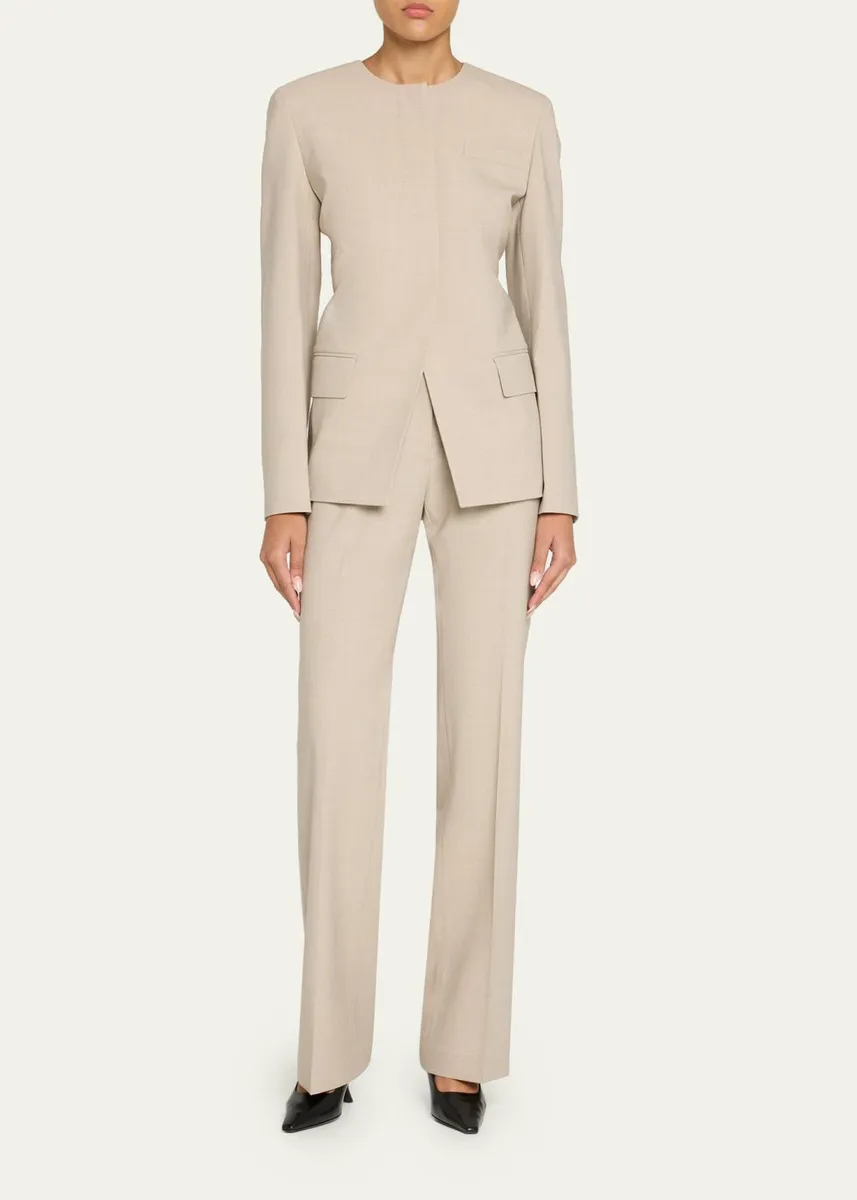 Lafayette 148 New York Stretch Wool Fitted Blazer | Thumbnail 2 Lafayette 148 New York Stretch Wool Fitted Blazer | Thumbnail 2