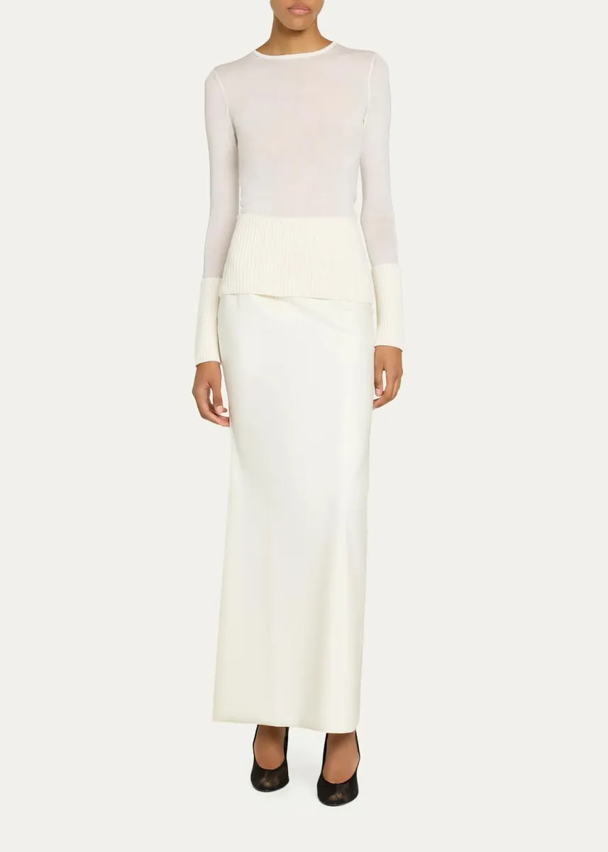 ALAÏA Sculpted Column Maxi Skirt | Thumbnail 2 ALAÏA Sculpted Column Maxi Skirt | Thumbnail 2
