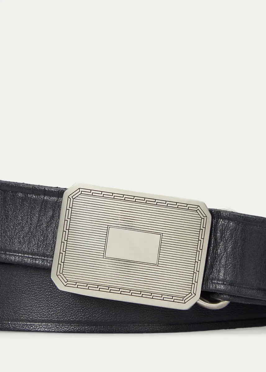 Polo Ralph Lauren Engine Turn Leather Belt | Thumbnail 2