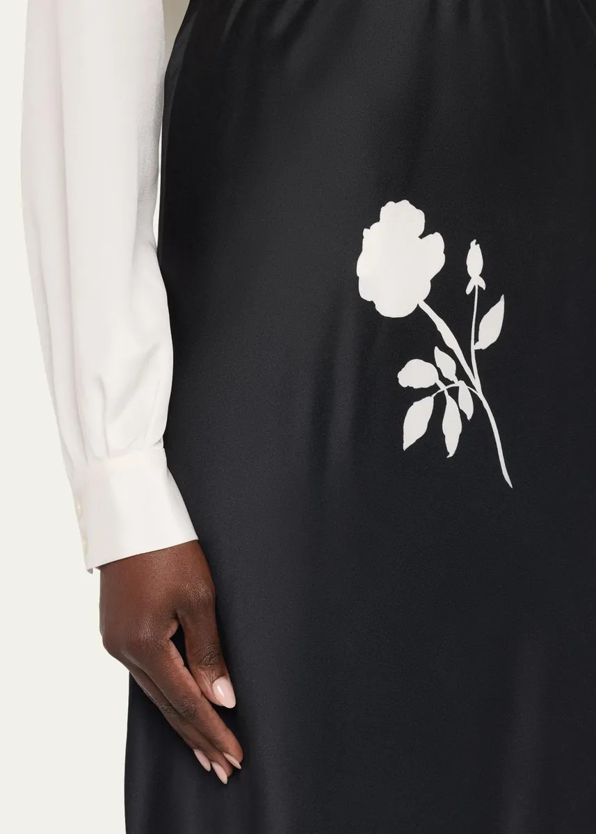 Lafayette 148 New York Bias-Cut Floral Maxi Skirt | Thumbnail 5 Lafayette 148 New York Bias-Cut Floral Maxi Skirt | Thumbnail 5