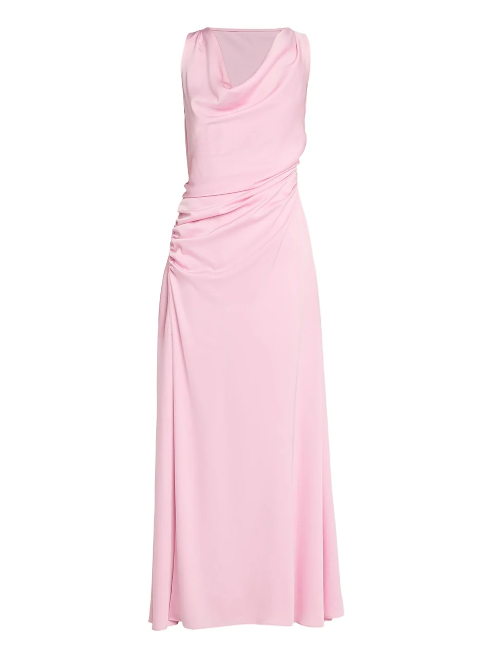 Elinne Draped Off-Shoulder Column Gown Elinne Draped Off-Shoulder Column Gown