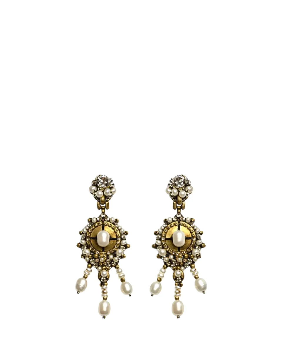 RANJANA KHAN Novalie Pearl Clip-On Earrings | Thumbnail 2 RANJANA KHAN Novalie Pearl Clip-On Earrings | Thumbnail 2
