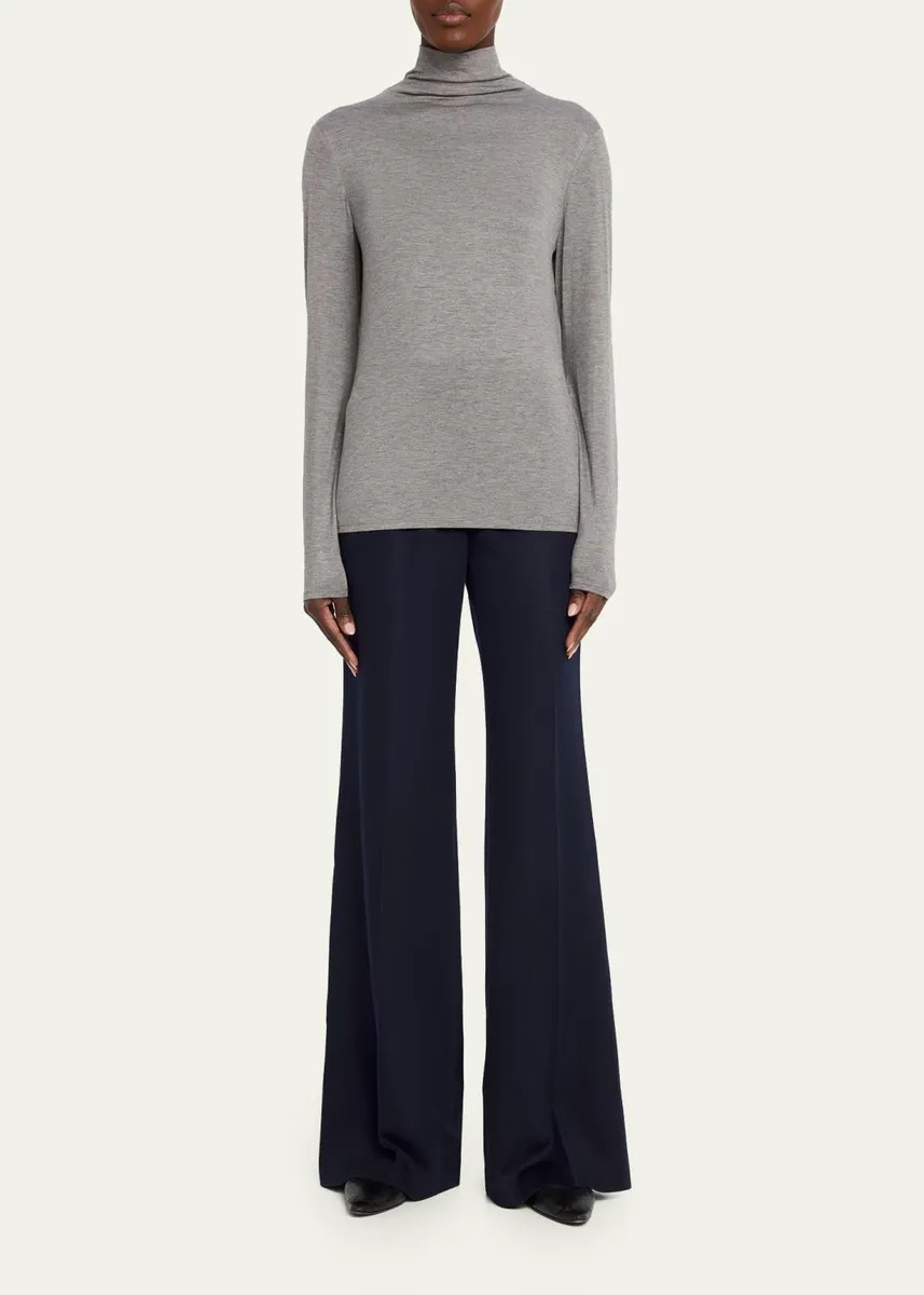 Lafayette 148 New York Veda Jersey Turtleneck Top | Thumbnail 2 Lafayette 148 New York Veda Jersey Turtleneck Top | Thumbnail 2
